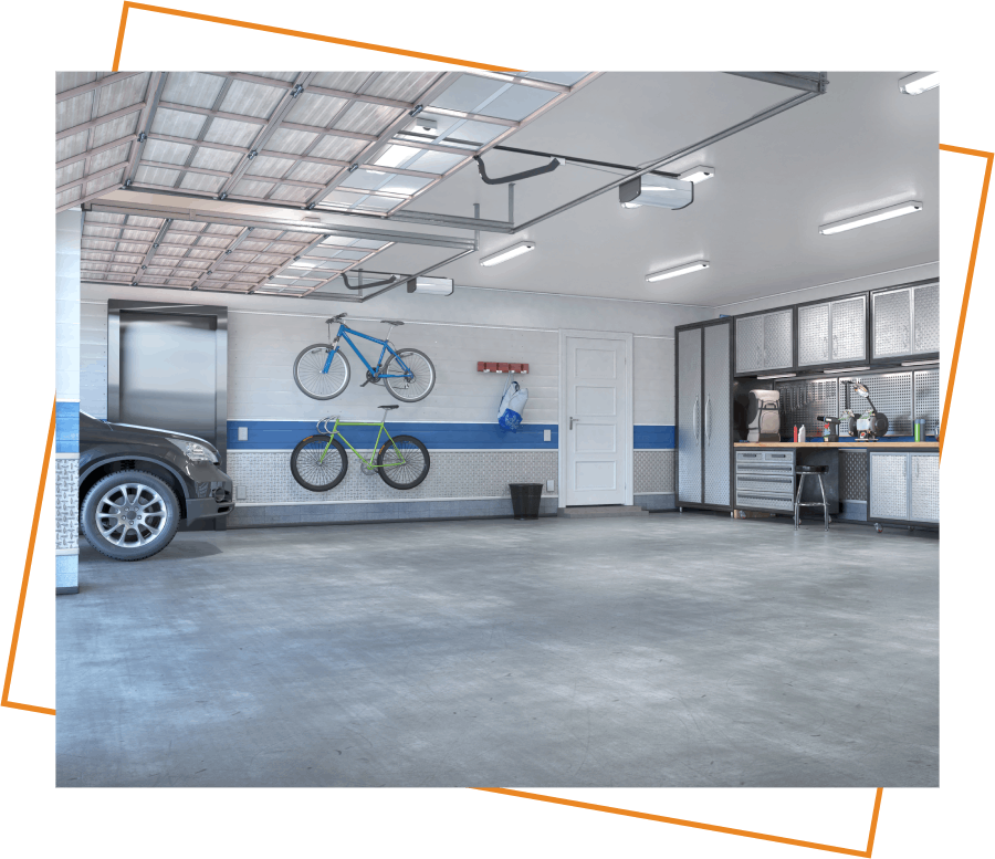 Renovated garage